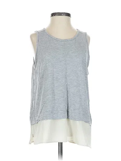 Pre-owned J.crew Factory Store Sleeveless Top Gray Halter Neckline Tops
