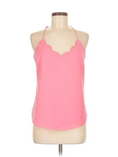 Pre-owned J.crew Factory Store Sleeveless Top Pink Halter Neckline Tops