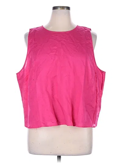 J.crew Factory Store Sleeveless Top Pink Halter Neckline Tops