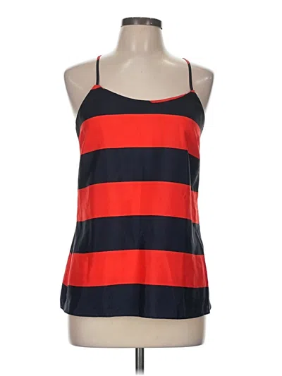 Pre-owned J.crew Factory Store Sleeveless Top Red Halter Neckline Tops