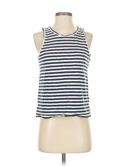 Pre-owned J.crew Factory Store Sleeveless Top White Halter Neckline Tops