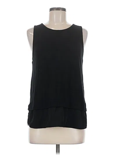 Pre-owned J.crew Factory Store Sleeveless T-shirt In Black