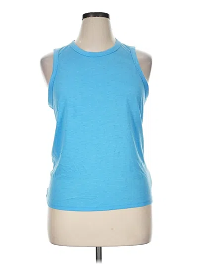 J.crew Factory Store Sleeveless T-shirt In Blue