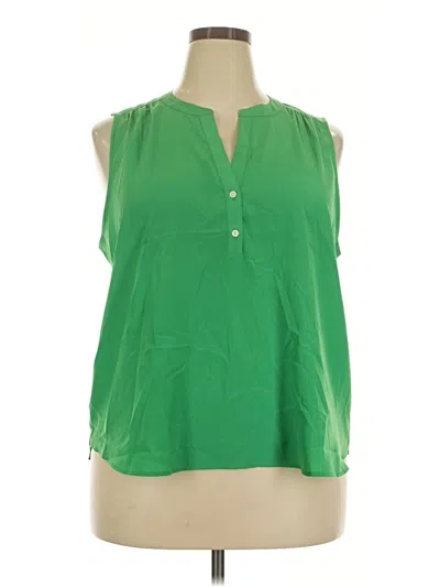 J.crew Factory Store Sleeveless T-shirt In Green