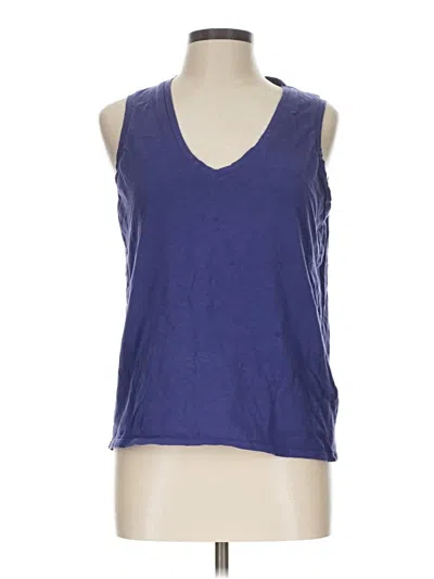 Pre-owned J.crew Factory Store Sleeveless T-shirt In Purple