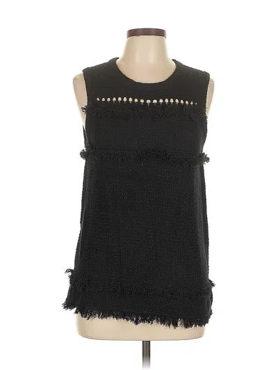 Pre-owned J.crew Factory Store Sweater Vest In Black