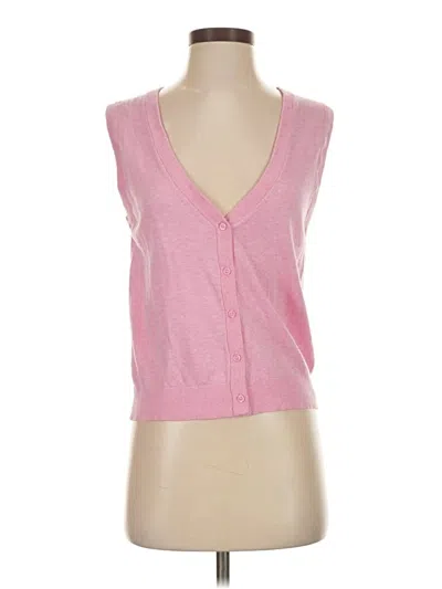 Pre-owned J.crew Factory Store Sweater Vest In Pink