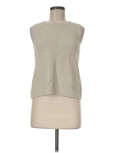 Pre-owned J.crew Factory Store Sweater Vest In Tan