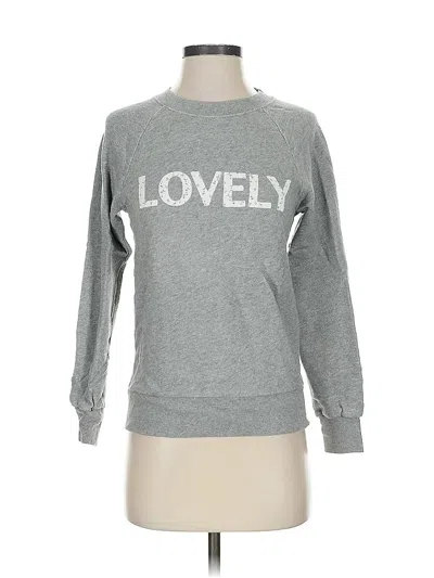 Pre-owned J.crew Factory Store Sweatshirt In Gray