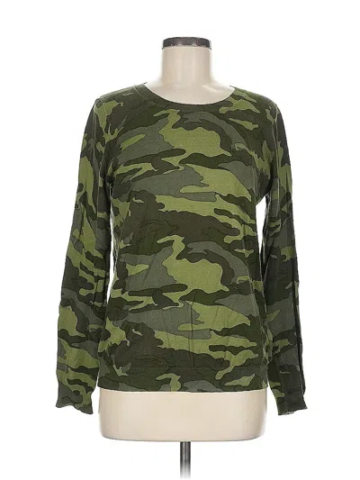 Pre-owned J.crew Factory Store Sweatshirt In Green