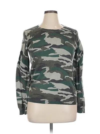 Pre-owned J.crew Factory Store Sweatshirt In Green