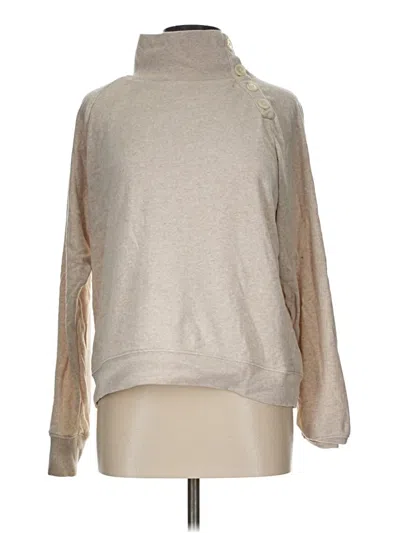 Pre-owned J.crew Factory Store Sweatshirt In Tan