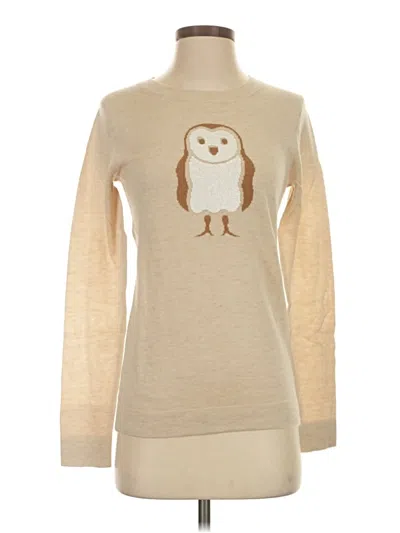 Pre-owned J.crew Factory Store Sweatshirt In Tan