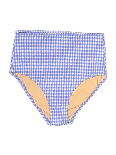 Pre-owned J.crew Factory Store Swimsuit Bottoms In Blue