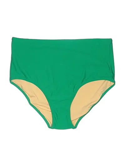 J.crew Factory Store Swimsuit Bottoms In Green