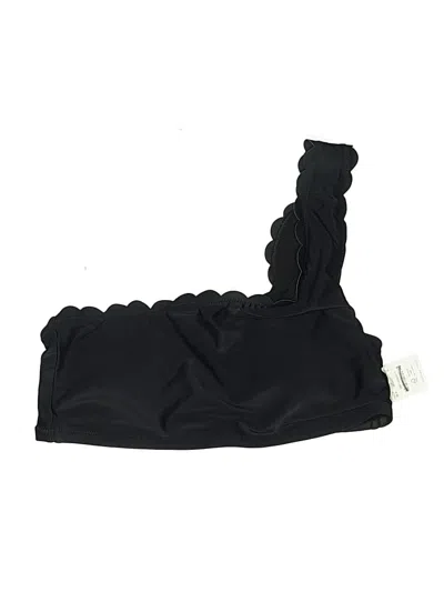 Pre-owned J.crew Factory Store Swimsuit Top Black Swimwear