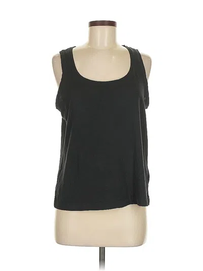 Pre-owned J.crew Factory Store Tank Top Black Halter Neckline Tops