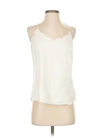 Pre-owned J.crew Factory Store Tank Top Ivory Halter Neckline Tops In White
