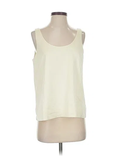 Pre-owned J.crew Factory Store Tank Top Ivory Strapless Neckline Tops In White