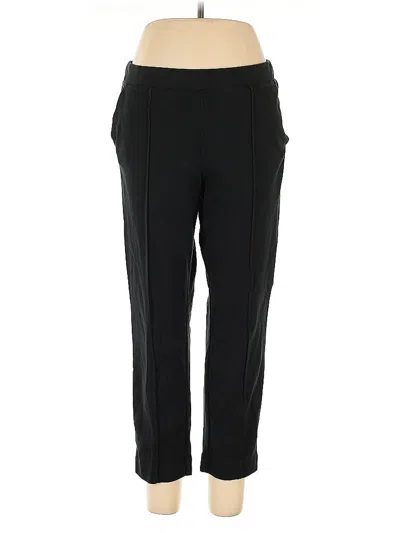 Pre-owned J.crew Factory Store Track Pants In Black