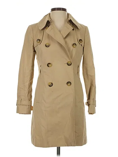 Pre-owned J.crew Factory Store Trenchcoat In Tan