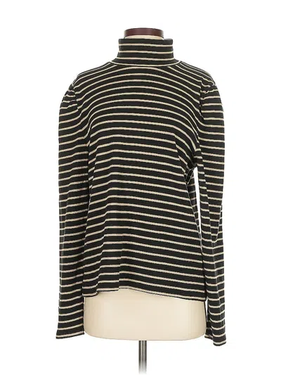 Pre-owned J.crew Factory Store Turtleneck Sweater In Black