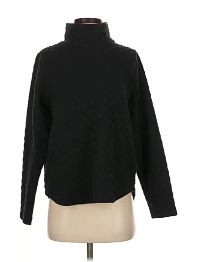 Pre-owned J.crew Factory Store Turtleneck Sweater In Black