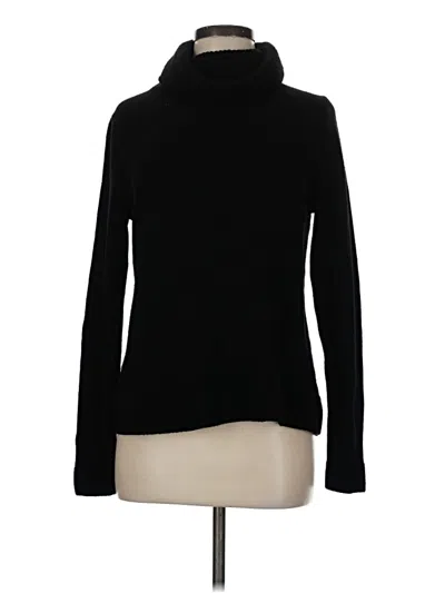 Pre-owned J.crew Factory Store Turtleneck Sweater In Black