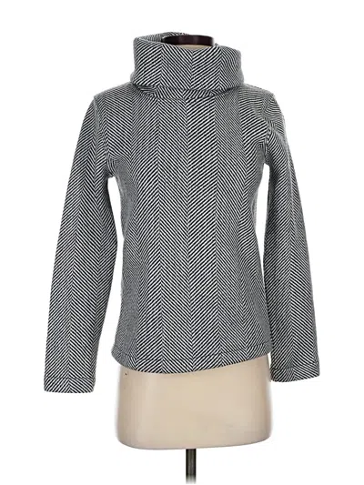 Pre-owned J.crew Factory Store Turtleneck Sweater In Gray