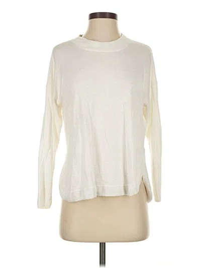Pre-owned J.crew Factory Store Turtleneck Sweater In Ivory