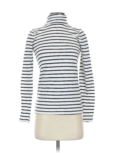Pre-owned J.crew Factory Store Turtleneck Sweater In White