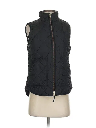 Pre-owned J.crew Factory Store Vest In Black