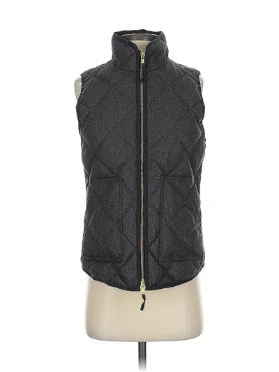 Pre-owned J.crew Factory Store Vest In Black