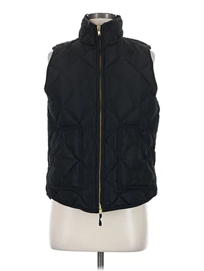 Pre-owned J.crew Factory Store Vest In Black