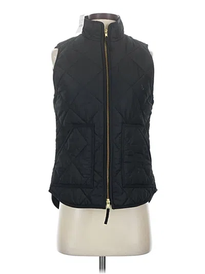 Pre-owned J.crew Factory Store Vest In Black