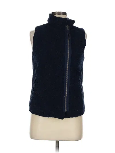Pre-owned J.crew Factory Store Vest In Blue