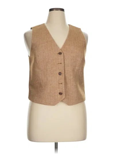 J.crew Factory Store Vest In Brown