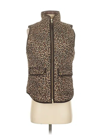 Pre-owned J.crew Factory Store Vest In Gold