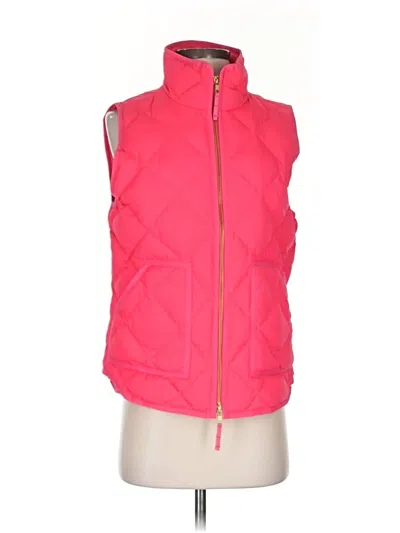 Pre-owned J.crew Factory Store Vest In Pink