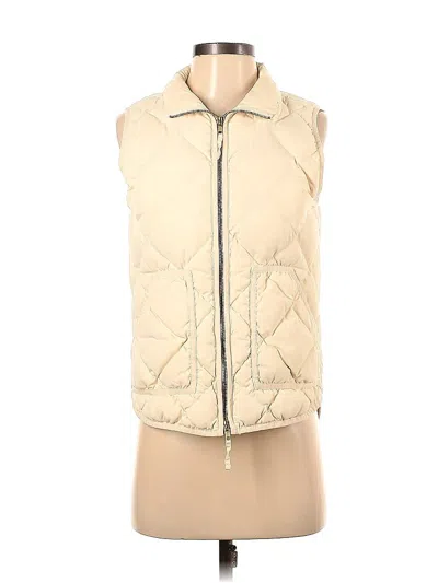 Pre-owned J.crew Factory Store Vest In White