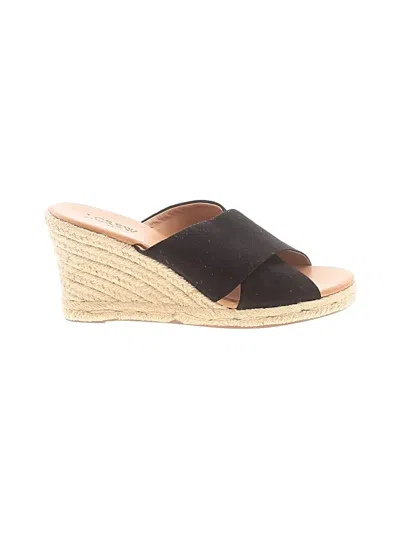 Pre-owned J.crew Factory Store Wedges In Brown