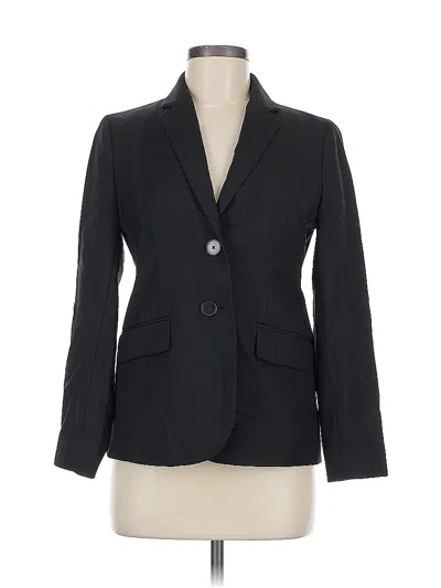 Pre-owned J.crew Factory Store Wool Blazer Jacket In Black