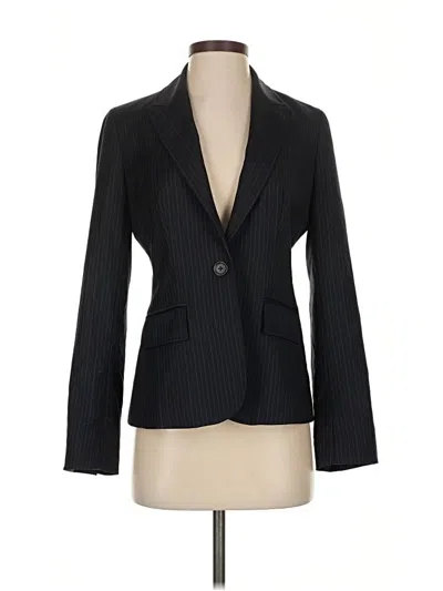 Pre-owned J.crew Factory Store Wool Blazer Jacket In Black