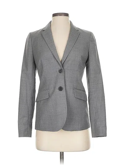 Pre-owned J.crew Factory Store Wool Blazer Jacket In Gray