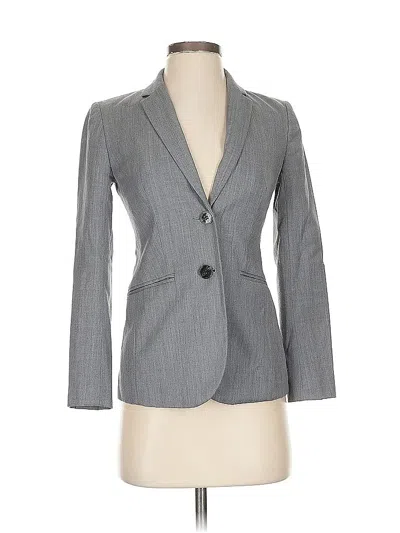 Pre-owned J.crew Factory Store Wool Blazer Jacket In Gray