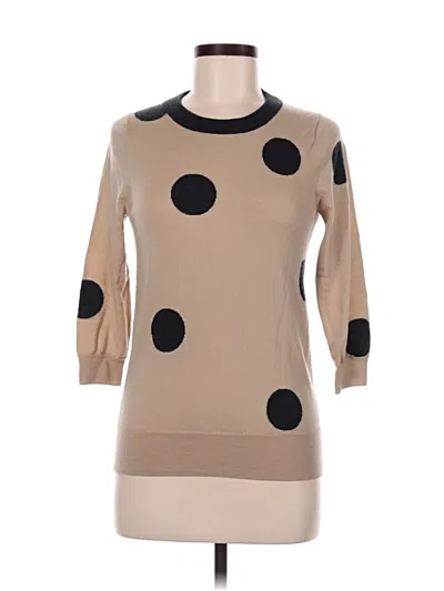 Pre-owned J.crew Factory Store Wool Pullover Sweater In Brown