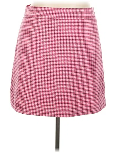 J.crew Factory Store Wool Skirt In Pink