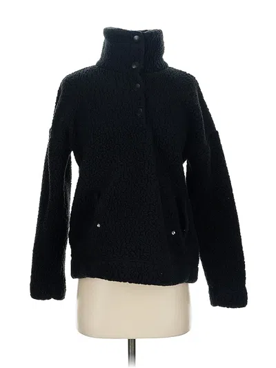 Pre-owned Jcrew Faux Fur Jacket In Black