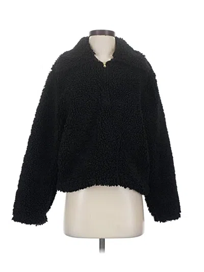 Pre-owned Jcrew Faux Fur Jacket In Black