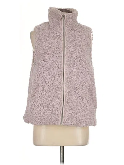 Pre-owned Jcrew Faux Fur Vest In Pink